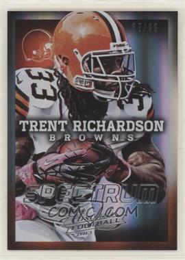 2013 Panini Absolute - [Base] - Spectrum Silver #26 - Trent Richardson /99