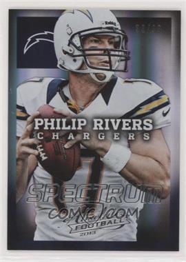 2013 Panini Absolute - [Base] - Spectrum Silver #79 - Philip Rivers /99