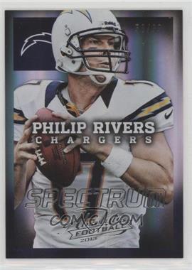 2013 Panini Absolute - [Base] - Spectrum Silver #79 - Philip Rivers /99