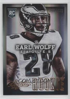 2013 Panini Absolute - [Base] #139 - Earl Wolff /499