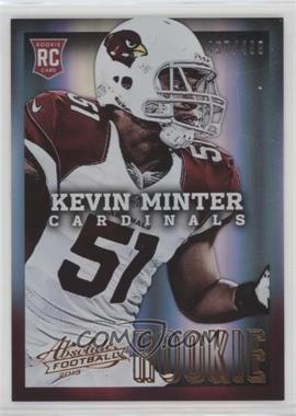 2013 Panini Absolute - [Base] #154 - Kevin Minter /499