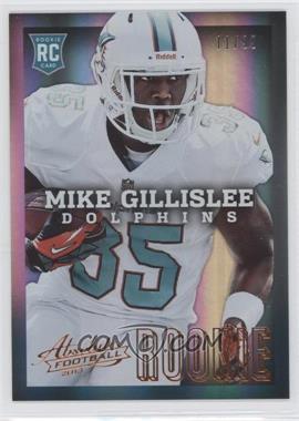 2013 Panini Absolute - [Base] #169.2 - Mike Gillislee (Hand Behind "KI" in ROOKIE) /99