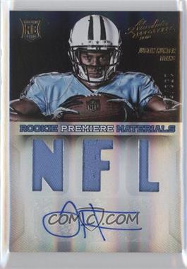 2013 Panini Absolute - [Base] #216 - Rookie Premiere Materials - Justin Hunter /299