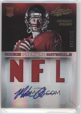 2013 Panini Absolute - [Base] #228 - Rookie Premiere Materials - Mike Glennon /299