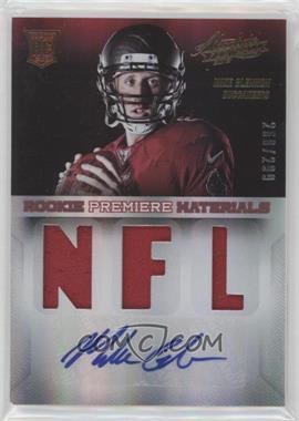 2013 Panini Absolute - [Base] #228 - Rookie Premiere Materials - Mike Glennon /299