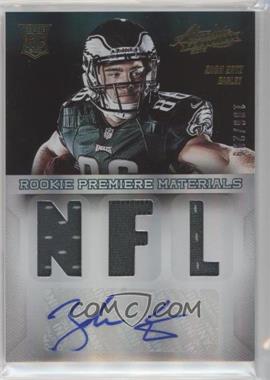 2013 Panini Absolute - [Base] #240 - Rookie Premiere Materials - Zach Ertz /299