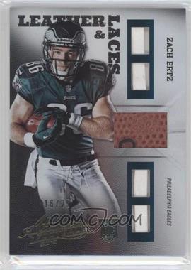 2013 Panini Absolute - Leather & Laces - Footballs #40 - Zach Ertz /25