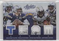 Malcom Floyd, Philip Rivers, Ryan Mathews, Antonio Gates [Noted] #/99