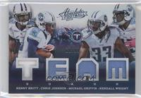 Chris Johnson, Kendall Wright, Kenny Britt, Michael Griffin #/99