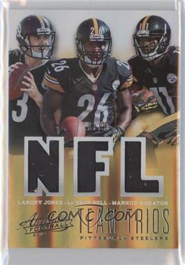 2013 Panini Absolute - Team Trios Materials #28 - Landry Jones, Le'Veon Bell, Markus Wheaton /99