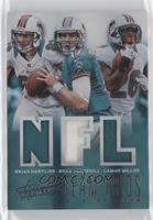 Brian Hartline, Ryan Tannehill, Lamar Miller #/99