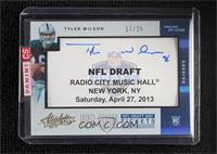 Tyler Wilson [Uncirculated] #/25