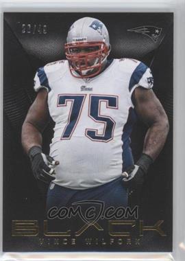 2013 Panini Black - [Base] - Gold #30 - Vince Wilfork /49