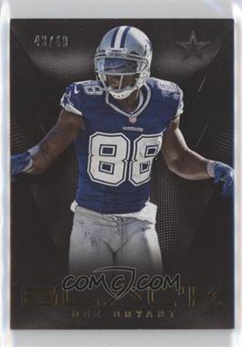 2013 Panini Black - [Base] - Gold #35 - Dez Bryant /49