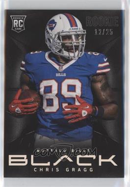 2013 Panini Black - [Base] - Platinum #117 - Chris Gragg /25