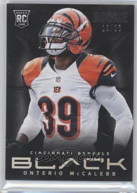 2013 Panini Black - [Base] - Platinum #171 - Onterio McCalebb /25