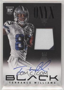 2013 Panini Black - Onyx Rookie Materials - Black Signatures Prime #36 - Terrance Williams /5