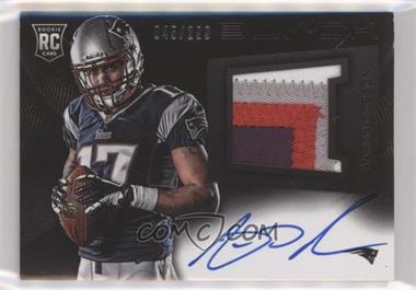 2013 Panini Black - Rookies Signatures Material Prime #201 - Aaron Dobson /299