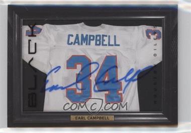 2013 Panini Black - Shadow Box Signature Jerseys #83 - Earl Campbell /25
