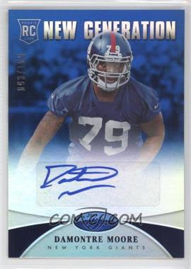 2013 Panini Certified - [Base] - Mirror Blue Signatures #219 - New Generation - Damontre Moore /100
