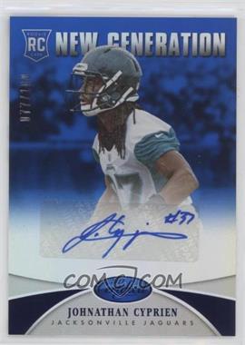 2013 Panini Certified - [Base] - Mirror Blue Signatures #240 - New Generation - Johnathan Cyprien /100