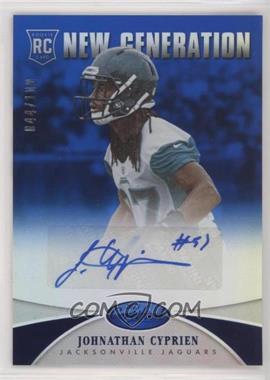 2013 Panini Certified - [Base] - Mirror Blue Signatures #240 - New Generation - Johnathan Cyprien /100