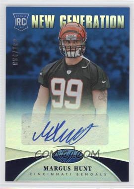 2013 Panini Certified - [Base] - Mirror Blue Signatures #262 - New Generation - Margus Hunt /100