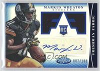 Freshman Fabric - Markus Wheaton #/100