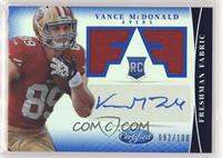 Freshman Fabric - Vance McDonald #/100