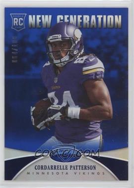 2013 Panini Certified - [Base] - Mirror Blue #216 - New Generation - Cordarrelle Patterson /100