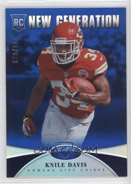 2013 Panini Certified - [Base] - Mirror Blue #254 - New Generation - Knile Davis /100