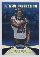 New Generation - Matt Elam #/100