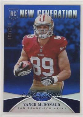 2013 Panini Certified - [Base] - Mirror Blue #297 - New Generation - Vance McDonald /100