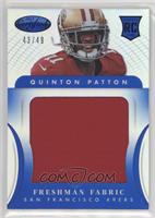 Freshman Fabric - Quinton Patton #/49