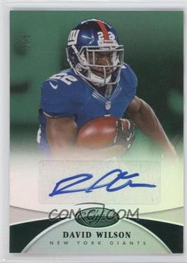 2013 Panini Certified - [Base] - Mirror Emerald Signatures #120 - David Wilson /5