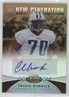 New Generation - Chance Warmack #/25