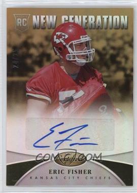 2013 Panini Certified - [Base] - Mirror Gold Signatures #231 - New Generation - Eric Fisher /25