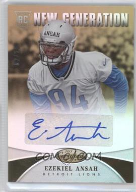 2013 Panini Certified - [Base] - Mirror Gold Signatures #233 - New Generation - Ezekiel Ansah /25