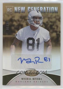 2013 Panini Certified - [Base] - Mirror Gold Signatures #283 - New Generation - Mychal Rivera /25