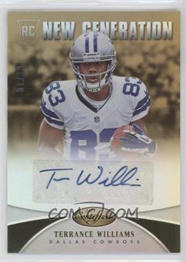 2013 Panini Certified - [Base] - Mirror Gold Signatures #290 - New Generation - Terrance Williams /10