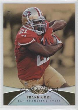 2013 Panini Certified - [Base] - Mirror Gold #139 - Frank Gore /25