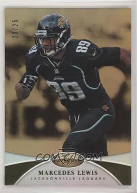 2013 Panini Certified - [Base] - Mirror Gold #33 - Marcedes Lewis /25