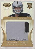 Freshman Fabric - Tyler Wilson [Noted] #/25