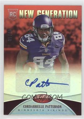 2013 Panini Certified - [Base] - Mirror Red Signatures #216 - New Generation - Cordarrelle Patterson /49
