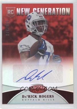 2013 Panini Certified - [Base] - Mirror Red Signatures #220 - New Generation - Da'Rick Rogers /999