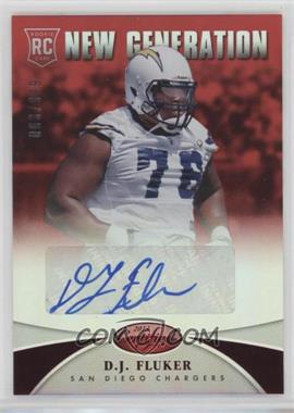 2013 Panini Certified - [Base] - Mirror Red Signatures #258 - New Generation - D.J. Fluker /999