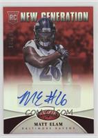 New Generation - Matt Elam #/999