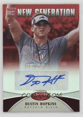 2013 Panini Certified - [Base] - Mirror Red Signatures #282 - New Generation - Dustin Hopkins /999