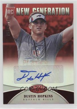 2013 Panini Certified - [Base] - Mirror Red Signatures #282 - New Generation - Dustin Hopkins /999