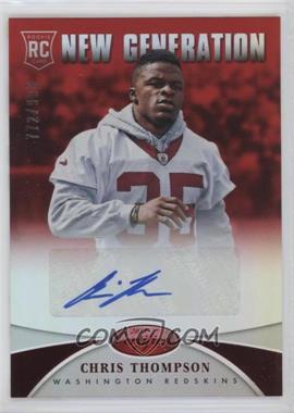 2013 Panini Certified - [Base] - Mirror Red Signatures #285 - New Generation - Chris Thompson /999